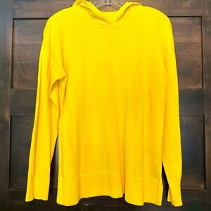 Sunshine Yellow Banana Republic Light weight pull over hooded shirt